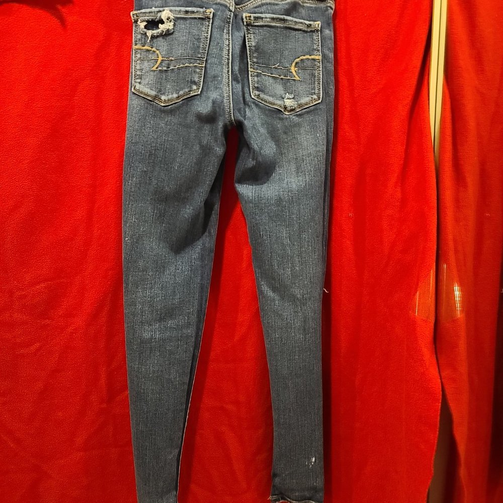 Next Level Stretch US 2 Short Ripped Jeans - Picture 4 of 6